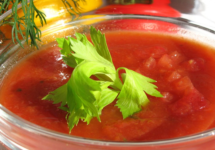Необычный суп из помидоров для похудения