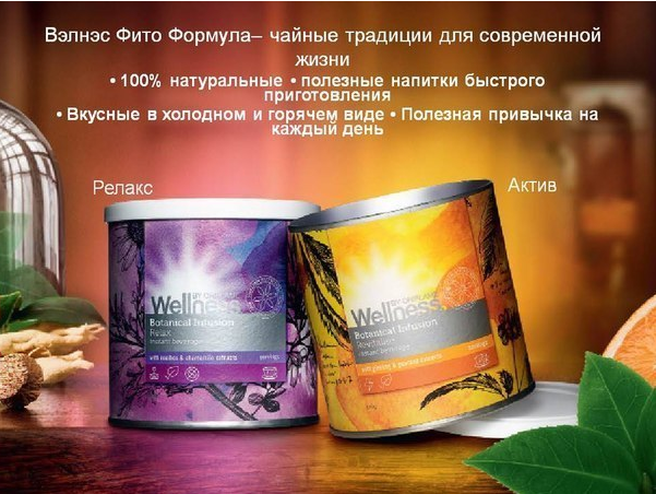 Чай Wellness от Орифлэйм - напитки здоровья