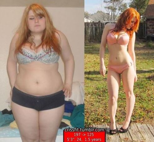 Похудевшие девушки до и после фото