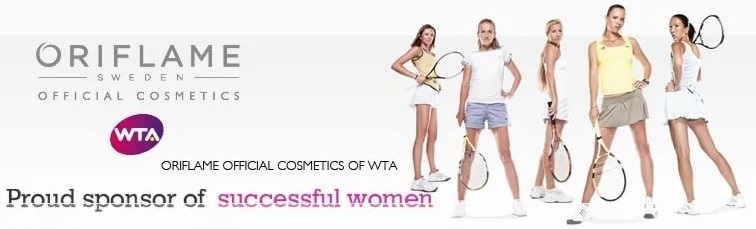 Орифлэйм партнерство с профессиональной Женской теннисной ассоциацией (WTA)